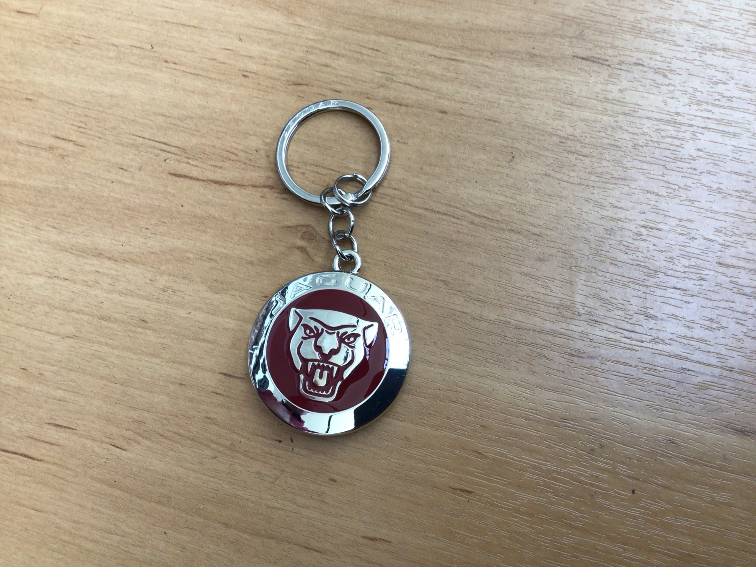 Jaguar Red Growler Keyring XJRover